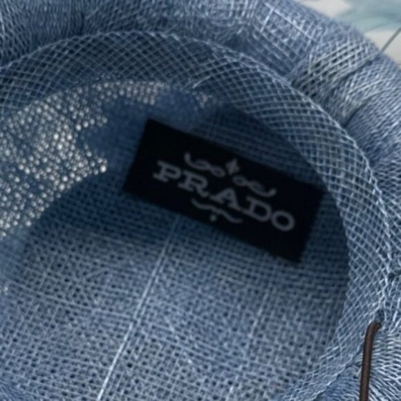 Prado Women's Blue Faux Feathers With Chin Loop Fascinator Hat - Picture 5 of 7